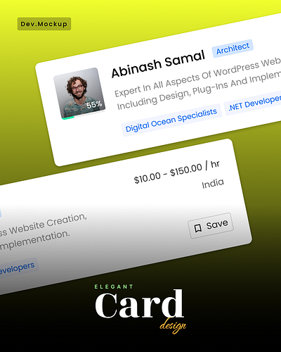 User Card Design Inspiration asthetic cool ui design ui ux