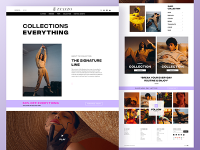 Collection for e-Commerce Website cloth ecommerce ecommerce website ecommerce website design shop shopify shopping shopping cart ui web websit website design