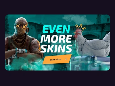 CS:GO Skin Marketplace Trading Platform UI Design ad animation banner banners cs csgo ecommerce gambling game gaming gta marketplace motion play2earn playstation playtoearn shooting skin trading