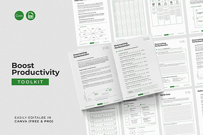 Boost Productivity Toolkit coach coaching coaching tool counseling find yor flow goal setting interactive pdf pdf productivity productivity planner smart goals therapy toolkit