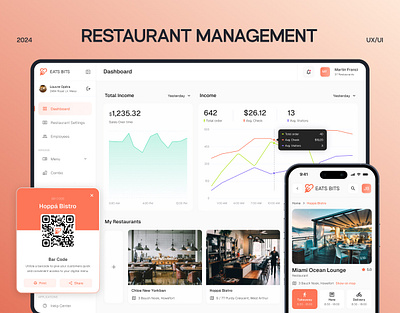 🥝 Restaurant Management SaaS Platform | Analytics Web App POS analytics dashboard dashboard design design management app pos pos system restaurant restaurant booking restaurant management saas saas dashboard saas design sales analytics ui uiux user experience ux web app web app design