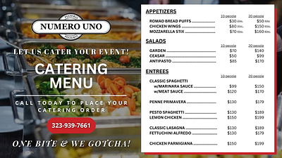 Numero Uno Pizza Content Assistance Finch branding canva design finch graphic design presentation