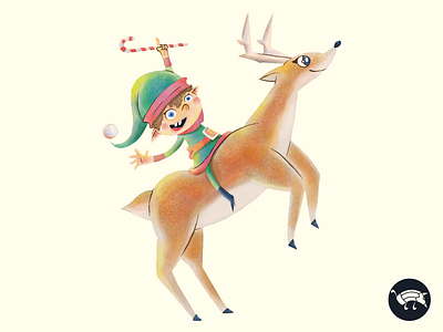 Christmas 2024 affinity character character design christmas digital illustration elf holydays illustration ink pencildog