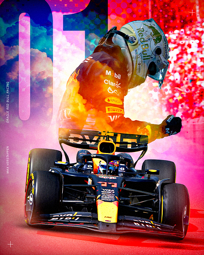 Oracle Red Bull Racing - #1 Poster Design graphic design poster poster design