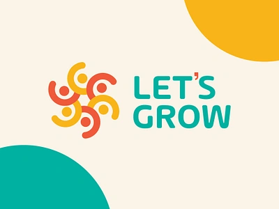 [LOGO DESIGN] LET'S GROW 3d animation branding design graphic design illustration logo vector