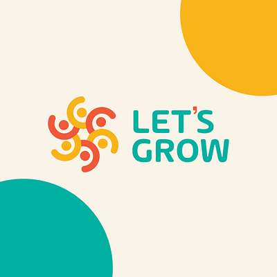 [LOGO DESIGN] LET'S GROW 3d animation branding design graphic design illustration logo vector