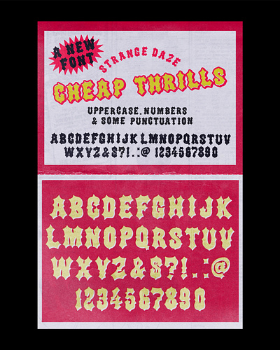 Cheap Thrills cheap font design assets display font font type typography