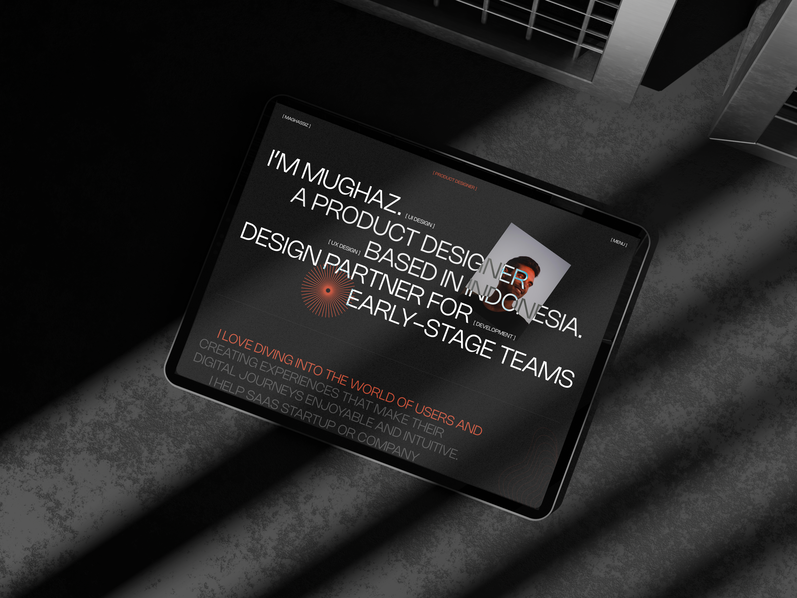 Example of MAGHASSIZ - Personal Portfolio Website