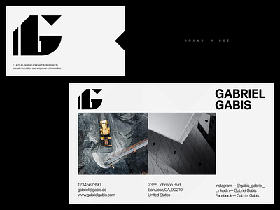 Gabriel Gabis brand identity branding graphic design layout design