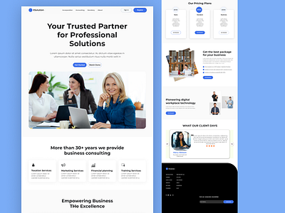 Corporate Office Landing Page bank branding business corporate design ecommerce figma landingpage ui uiux ux webdesign