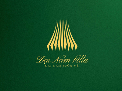 ĐẠI NAM VILLA | LOGO DESIGN & BRAND IDENTITY branding design graphic design illustration logo logo design vector villa villa logo