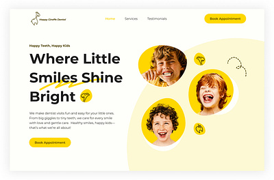 Pediatric Dentist Website And Branding Design By Brandsquare pediatric dental logo