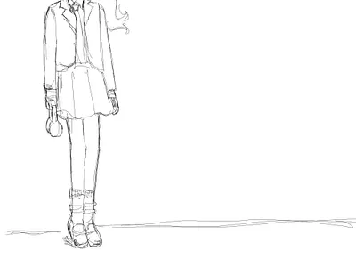 Aesthetic Girl progress work customcharacter illustration oc