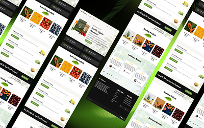 Grocery Shopping Website animation branding ui ux website