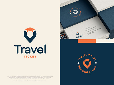 Logo design branding custom logo design icon identity logo logo mark ticket travel