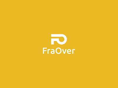 FraOver logo/ FO logo brand identity branding business logo company logo f fo fo letter icon letter fo letter logo logo logo design logos o technology