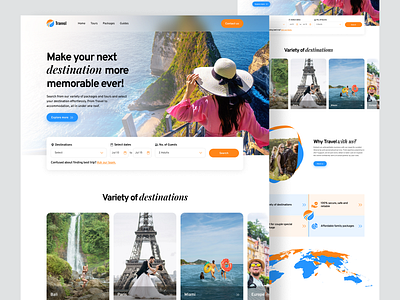 Travel agency landing page design bali beach bali ui design bali web design bali website latest ui trend tour travel agency travel uiux design travel web design traveling website design travelling ui design travelling website ui design uiux uiux latest design world tour