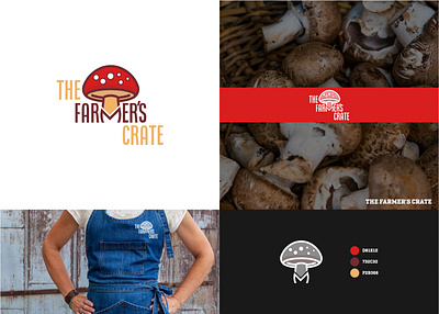 Mushroom Farm Logo Design & Branding brand book brand guideline brand identity branding creative logo design eco friendly farm fresh farm to table fresh produce healthy living high qualit logo mushroom farm natural harvest nature inspired organic farming organic lifestyle premium quality sustainable agriculture