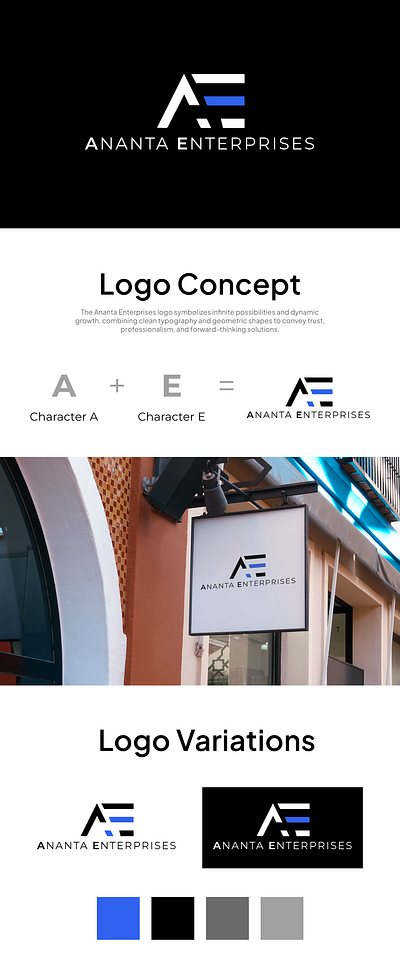 Ananta Enterprises Logo Design logo design