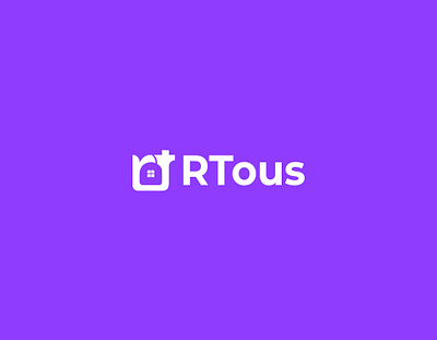 RTous Real Estate Logo Brand Identity Design bran design brand design brand guide brand identity branding design graphic design home house logo design minimal modern professional purple real estate real estate brand real estate logo design tech unique white