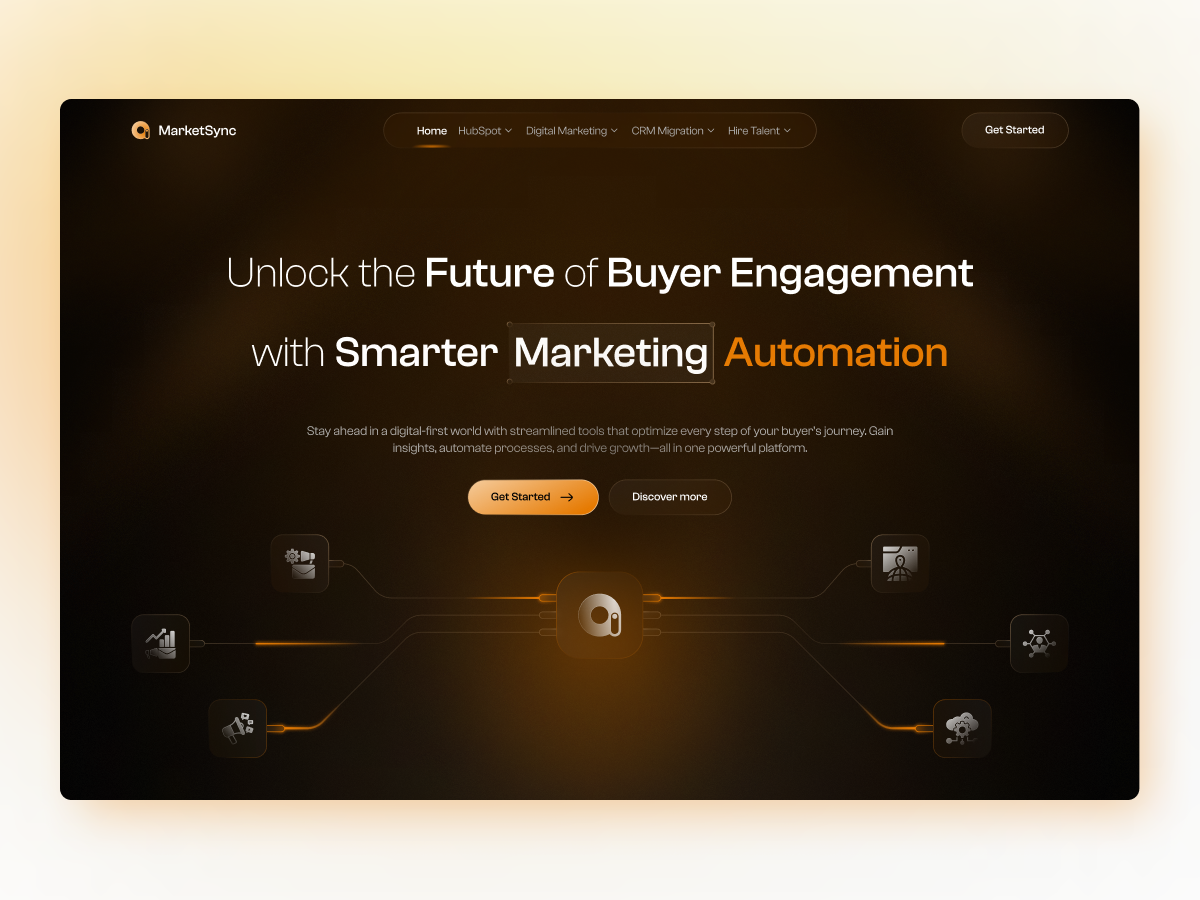 Example of Modern Design For Landing Page/Website