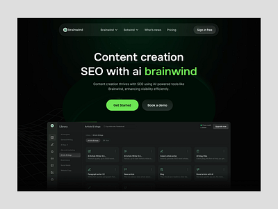 Brainwind AI – AI Content Creation With SEO ai content generation ai content generator ai content generator website ai landing page ai platfrom ai seo ai seo website ai startups ai tool ai tool landingpage ai website design animation artificial intelligence brainwind ai copywriter landing page design ui ux ux designer we animation