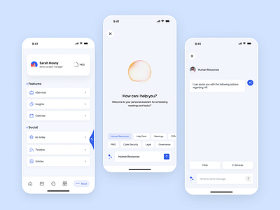 AI. Chat-powered AI assistant ai app chatgpt mobile ui ux