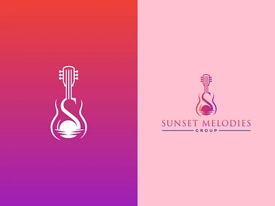 Music Industry Logo brand logo branding business logo company logo creative logo design graphic design guitar guitar logo industry logo logo logo design melodies logo music music brand music brand logo music company logo music logo music production logo professional logo