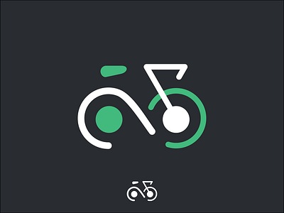 Simple Bike logo bike branding company concept cycle design graphic design illustration line logo modern simple