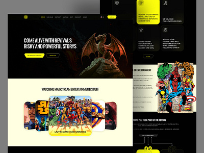 ComicVerse Studio-Comic Book Website 3d animation best book book store branding cartoon comic dark mood figma design full view illustration landing page modern motion graphics simple top ui ui ux website