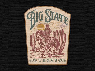 Big State (Texas) branding company brand logo company branding company logo design graphic design illustration logo typeface