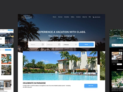 Travel Website app hotel website modern website ui ui design ui ux design web app web design web ui