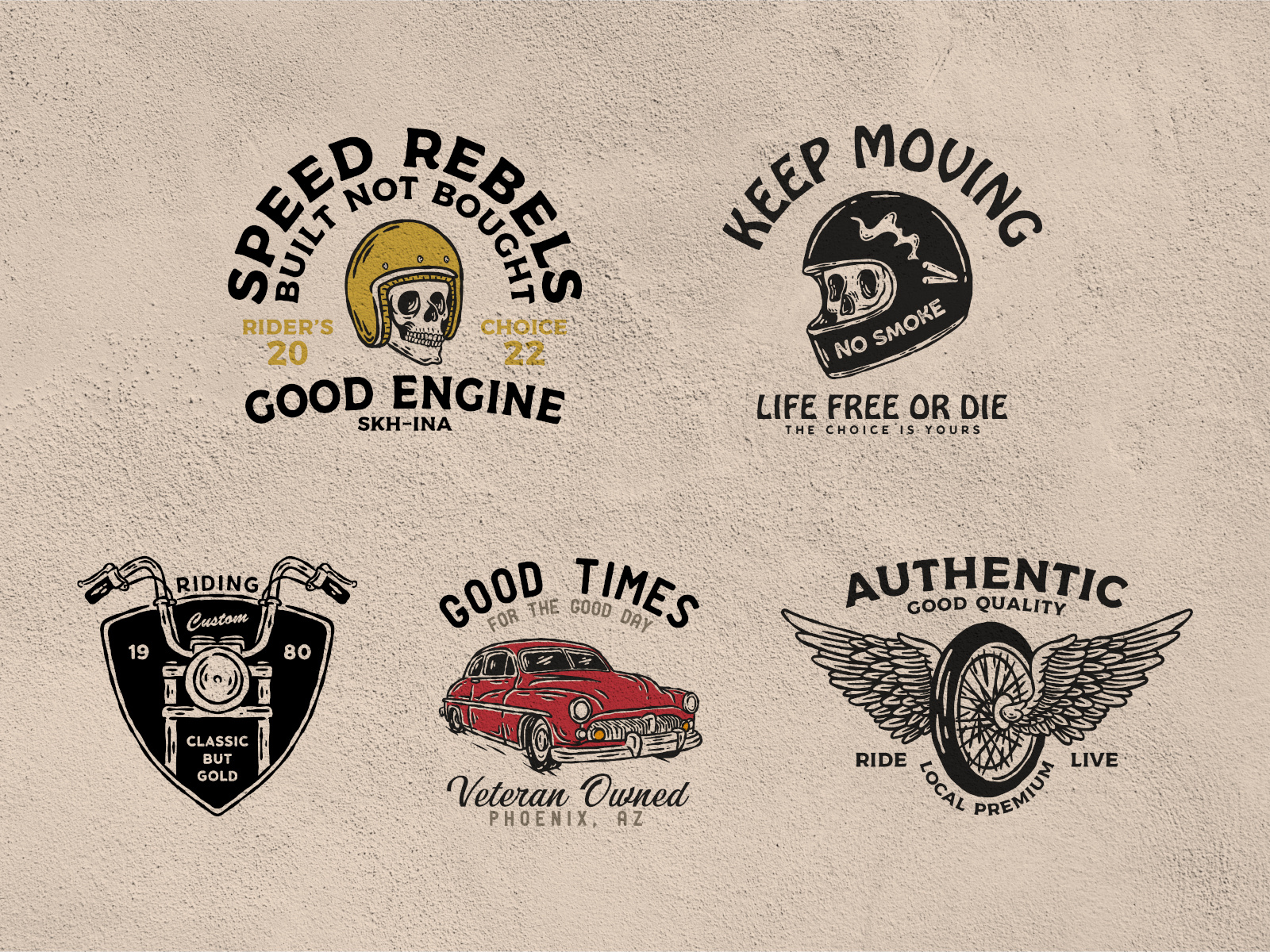 Example of Vintage T Shirt Design And Illustration