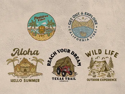 Vintage Design Collection clothing brand graphic design vintage design