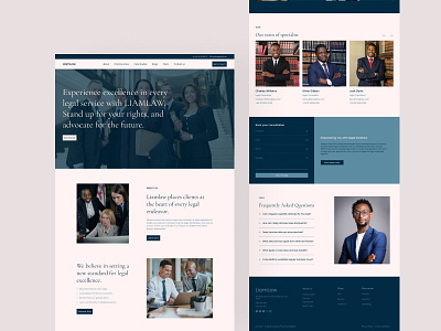 Lawyer landing page design appdesign design landing page design ui user exprience user interface ux ui design web design