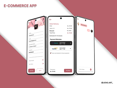 E-COMMERCE APP branding graphic design ui