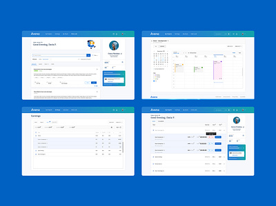 Employee Management Platform UI/UX Design employee management platform product ui ux web design