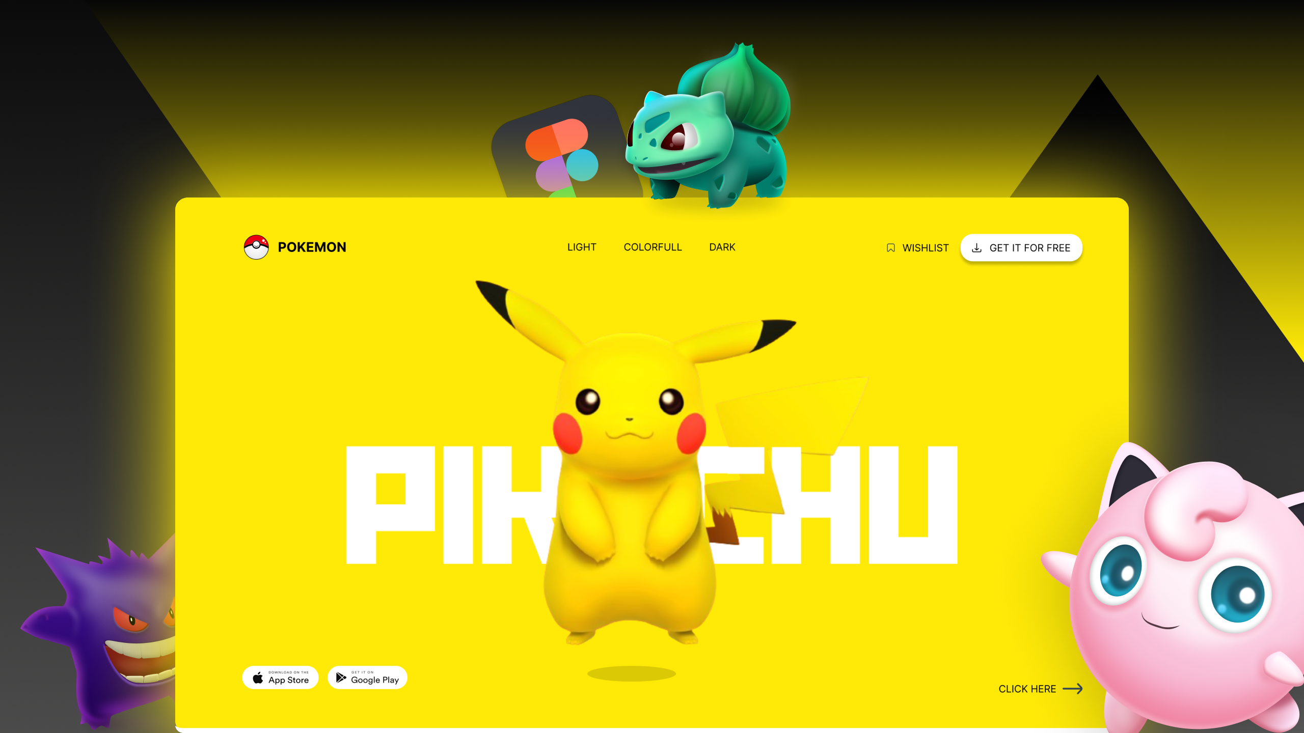 Designed Pikachu Game Download Website animation branding dailyui design game gamewebdesign gamewebsite graphic design landingpage pikachu pikachugame ui webdesign website