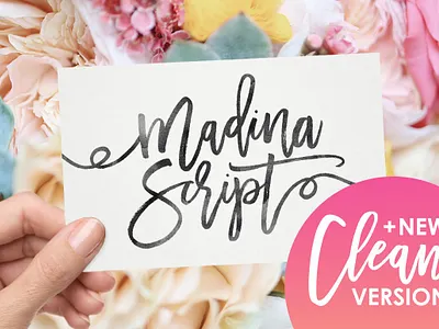 Madina Script (New Update) brush font feminine font madina script modern calligraphy pretty font wedding font