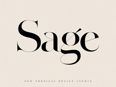 SAGE - Serif Font caps font classic font didot fashion font girlboss high contrast ladyboss logo magazine masthead modern font sage serif font serif serif font vintage font