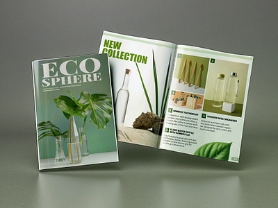 "EcoSphere" - Catalog Layout Design branding graphic design logo