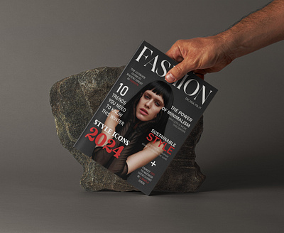 Fashion Magazine Cover Design branding graphic design logo