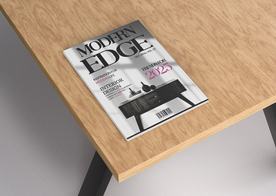 "MODERN EDGE" - Magazine Cover Design branding graphic design logo