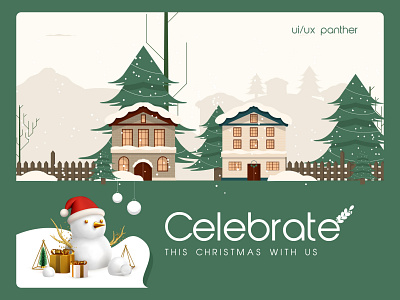 Merry Christmas Illustration branding design graphic design illustration logo motion graphics typography ui ux vector