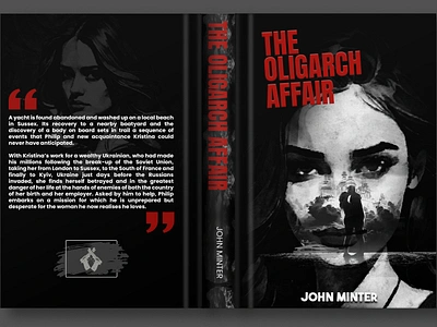 Book Cover Design: The Oligarch Affair ad advertisement bookdesign branding colors design graphic design icon illustration logo logo. intro printmedia ui