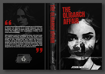 Book Cover Design: The Oligarch Affair ad advertisement bookdesign branding colors design graphic design icon illustration logo logo. intro printmedia ui