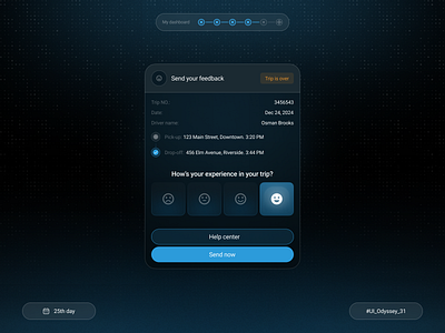 Rating & feedback component 🌟🚖 app design component design feedback help help center minimal online taxi product product design rate rating taxi ui ux