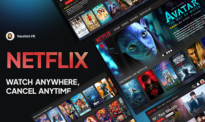 NETFLIX Clone Webite design 🍿💻🎥 amazon prime animation app design avatar booking clone website figma hotstar movies netflix netflix clone ott ott platform projects trending ui uitrends uiux uiux design website design