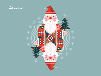 Santa christmas illustration santa