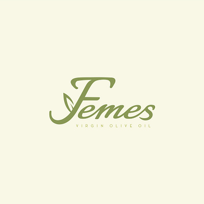 Femes Virgin Olive Oil branding graphic design handwritelogo logo olive oliveoil